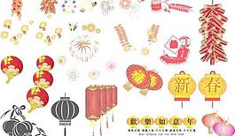 中國新年燈會ai矢量素材