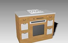 室內裝飾廚具453D模型