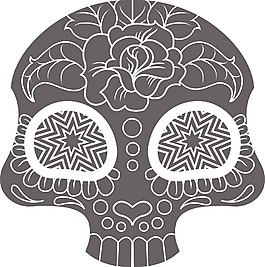 糖頭骨矢量元素