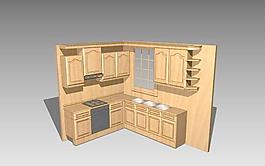 室內(nèi)裝飾廚具063D模型