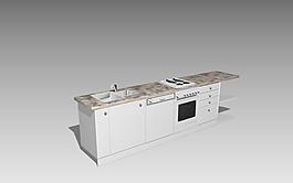 室內(nèi)裝飾廚具053D模型
