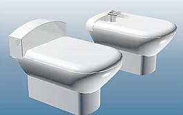 室內(nèi)裝飾酒吧家具坐便器023D模型