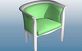 室內(nèi)裝飾設(shè)計3D模型之賓館椅01