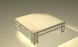 室內(nèi)裝飾設計3D模型之外國茶幾-01