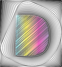 摘要字體矢量插畫