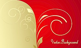 absatract金色花假日的旗幟