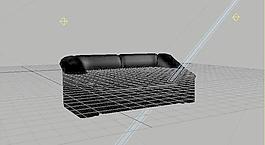 室內(nèi)家具之沙發(fā)123D模型