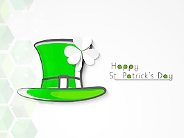 ST幸福patrciks日慶祝活動的傳單