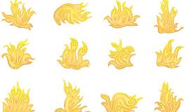 火焰矢量素材