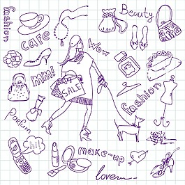 女性的涂鸦