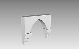 室内装饰欧式构件1103D模型