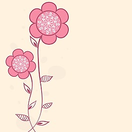 美麗的花卉背景