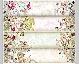 传统花纹底纹