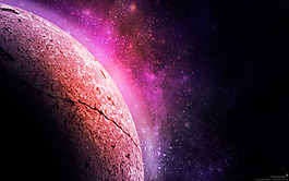 高清星球炫彩背景