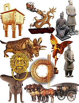 傳統(tǒng)元素兵馬傭