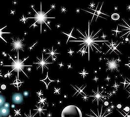 星光璀璨的背景矢量素材