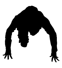 男人準(zhǔn)備運行