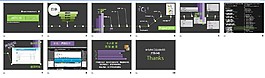 綠紫色調(diào)線條風(fēng)格PPT
