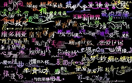 写真模板字体