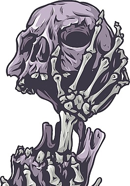 顱骨矢量元素
