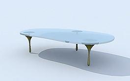 公裝家具之茶幾0033D模型