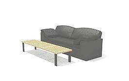 辦公家具之沙發(fā)0113D模型