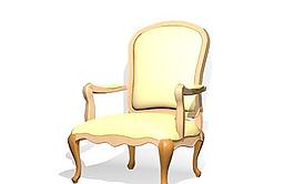 歐式家具椅子0113D模型