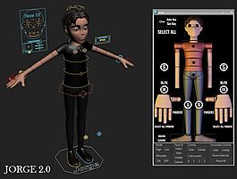 小男孩3D模型