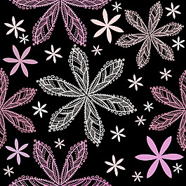花無休止的花卉圖案的無縫模式的無縫紋理可用于墻紙