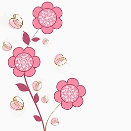 美麗的花卉背景