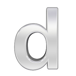 一个小写字母从铬字母集