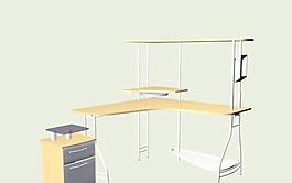 辦公家具辦公桌103D模型