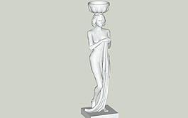 辦公家具雕塑33D模型