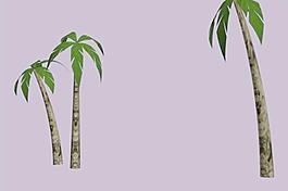 辦公家具植物43D模型