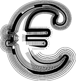 字體的插圖