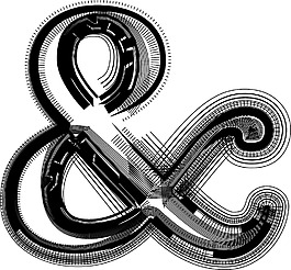 字體的插圖