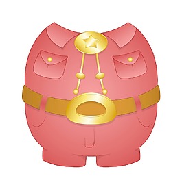 圣誕老人穿金飾品