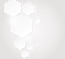 動態(tài)的六邊形背景矢量素材