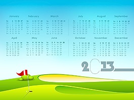 2013年的日歷