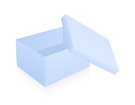 舊貨打開箱子矢量設計