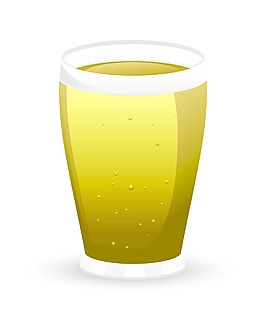 向量的啤酒杯