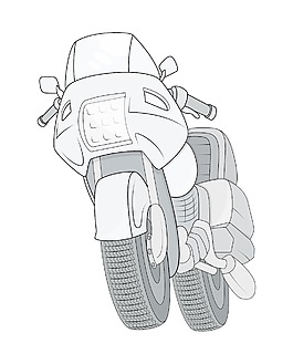 摩托車矢量