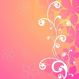 摘要背景美麗的花卉設計