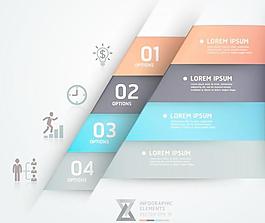 時(shí)尚的顏色標(biāo)簽矢量素材01