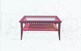 國(guó)際主義家具茶幾0023D模型