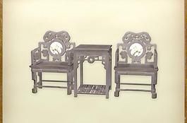 中國古典家具古典家具組合0123D模型