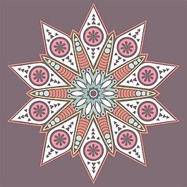 花邊圖案裝飾輪