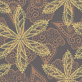 花無休止的花卉圖案的無縫模式的無縫紋理可用于墻紙