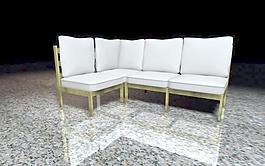 轉(zhuǎn)角沙發(fā)3D模型