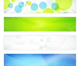 新鮮的banner矢量素材